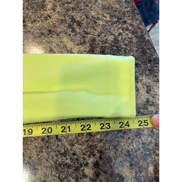 Set Active Small Lemon Yellow Crop Leggings - Picture 5 of 5